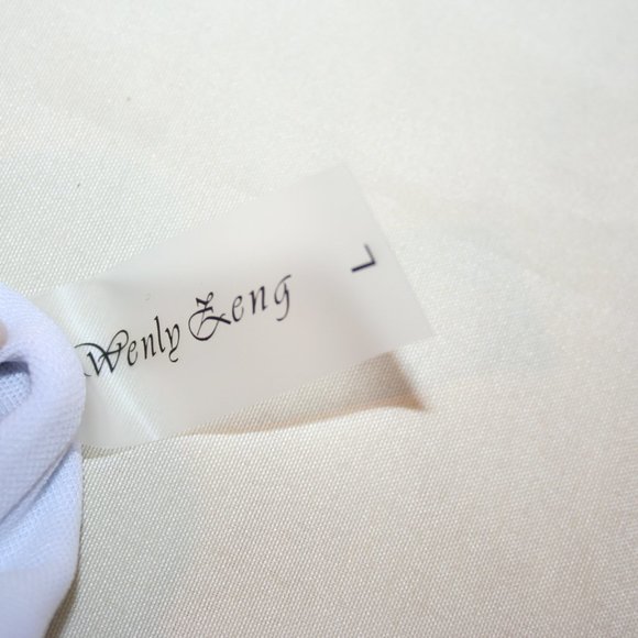 Wenly Zeng Large High Scoop Neck One Pc Swimsuit Back Zipper Blue Flowers Womens - Picture 7 of 13